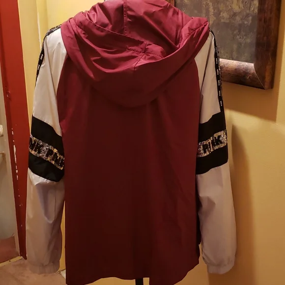 Victoria's secret pink burgundy glitter jacket size XS/S - Picture 8 of 10